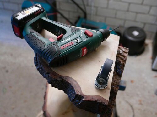 Drilling holes for wheels