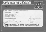 Swimming certificate A since 1991